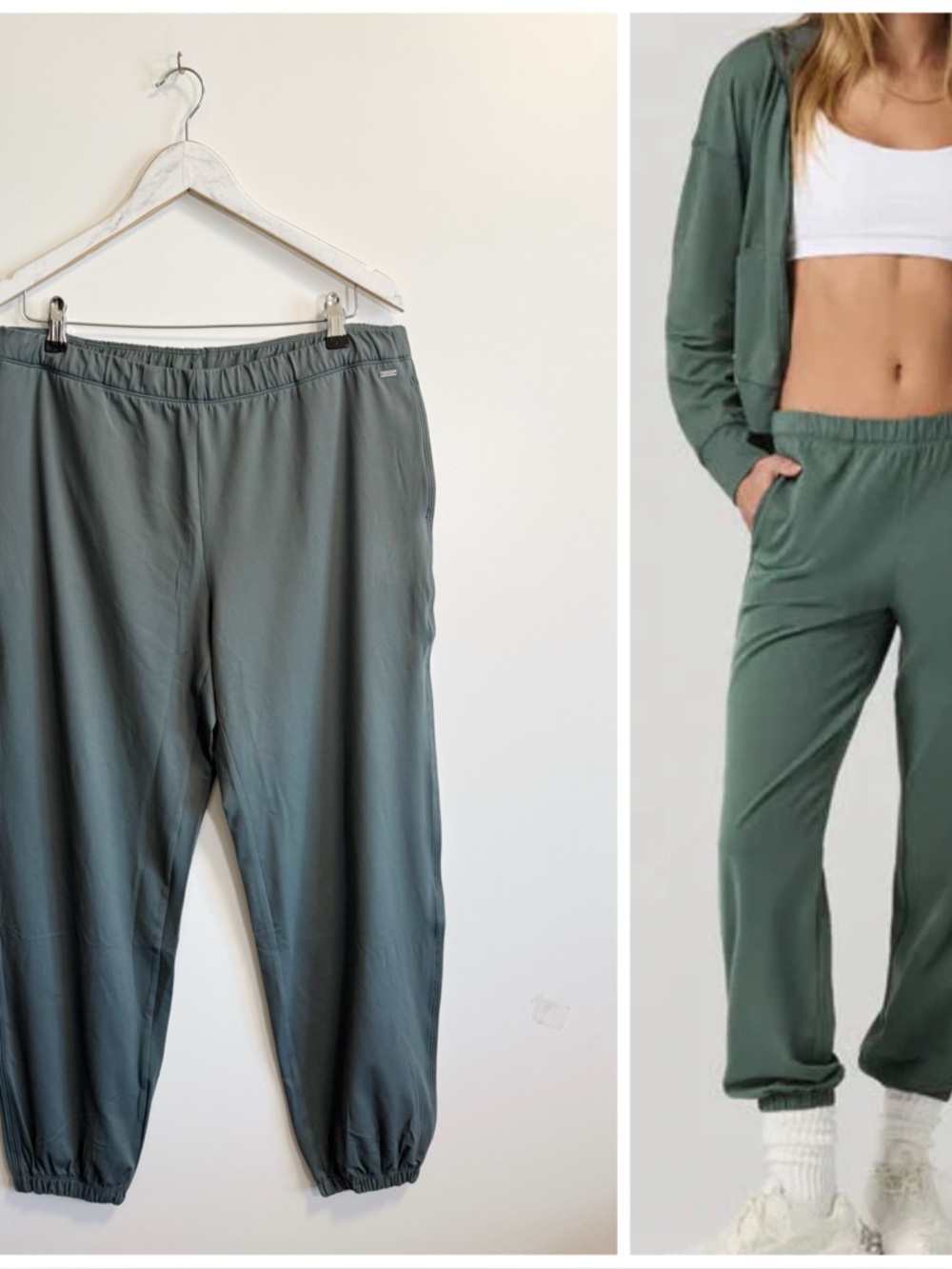 VUORI Halo Modern Sweatpants Agate Green Joggers Women’s L Large